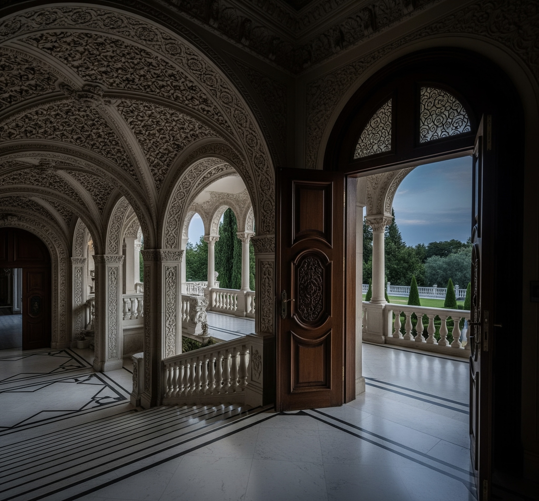Palatial interior